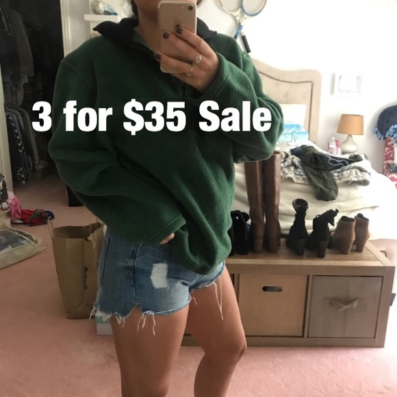 Colorado Textile Jackets & Blazers - 🎁 Comfy Oversized Green Colorado Textile Pullover